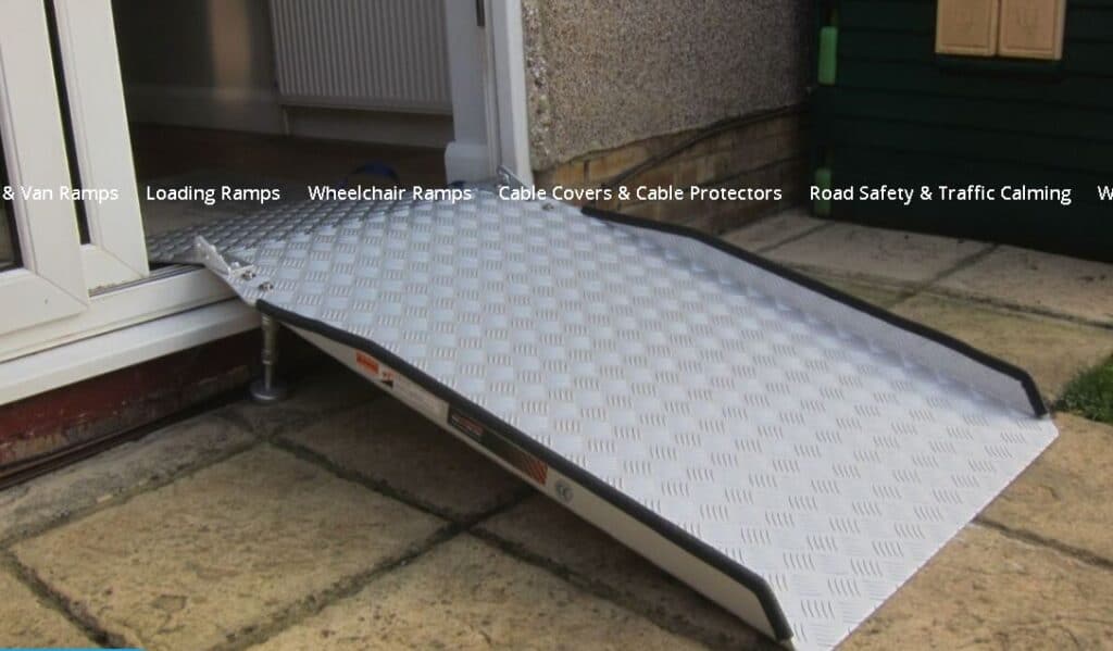 Adjustable Threshold Ramp With Entry Plate Kit Sheen Mobility