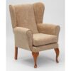 Queen anne store fireside chair