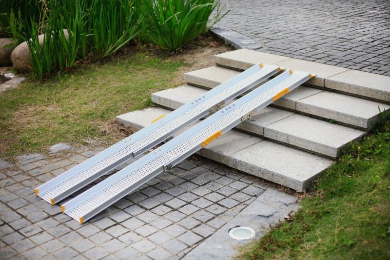 Dual Purpose Folding Telescopic Wheelchair & Bridge Ramps Combi 7ft ...